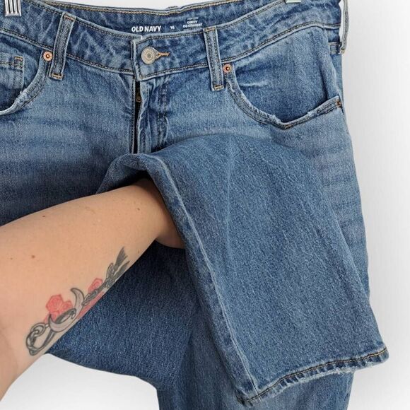 Old Navy Women's Plus Size Curvy OG High Waist Straight Ankle Jean Lilo Wash siz - Picture 3 of 7